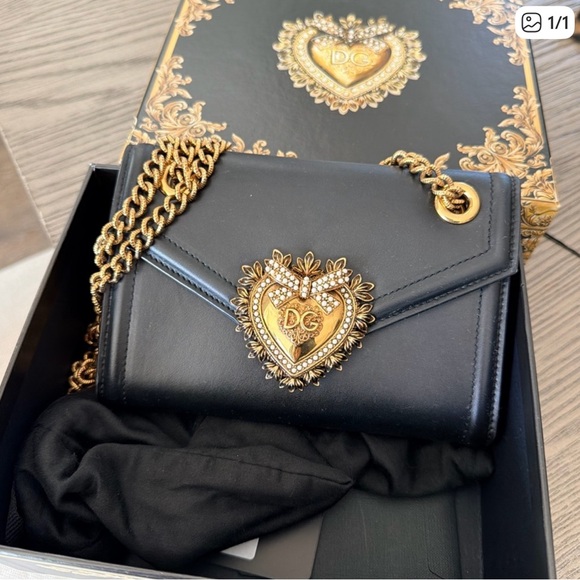 Dolce & Gabbana Handbags - Dolce & Gabbana - Mini Devotion Bag and Heels Set